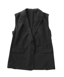 big tailored flare vest(ビッグテーラードフレアベスト)