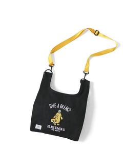 2WAY刺繍キャンバスミニショルダーHAVE A BREAK