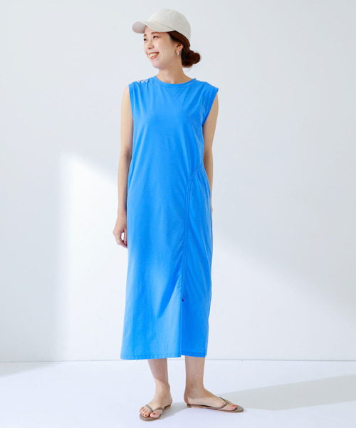 BILLABONG（ビラボン）の「BILLABONG　UTILITY GATHER ONEPIECE（ワンピース・レディース・ブラック/ブルー/ホワイト・MEDIUM）」の3枚目の写真