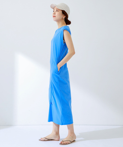 BILLABONG（ビラボン）の「BILLABONG　UTILITY GATHER ONEPIECE（ワンピース・レディース・ブラック/ブルー/ホワイト・MEDIUM）」の8枚目の写真