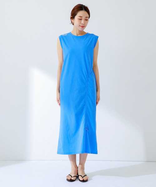 BILLABONG（ビラボン）の「BILLABONG　UTILITY GATHER ONEPIECE（ワンピース・レディース・ブラック/ブルー/ホワイト・MEDIUM）」の12枚目の写真