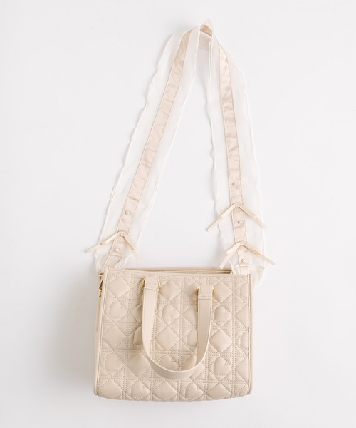 OLIVE des OLIVE（オリーブデオリーブ）の「Aimerianejoieリボン付きマルチストラップ（ステーショナリー・レディース・ピンク/アイボリー/ブラック/その他・FREE）」の13枚目の写真