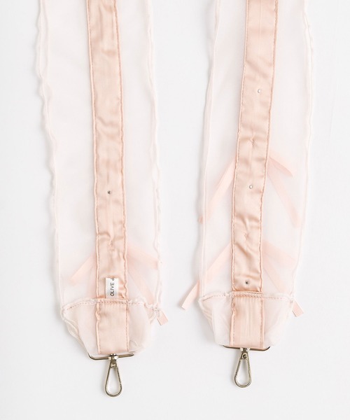 OLIVE des OLIVE（オリーブデオリーブ）の「Aimerianejoieリボン付きマルチストラップ（ステーショナリー・レディース・ピンク/アイボリー/ブラック/その他・FREE）」の7枚目の写真