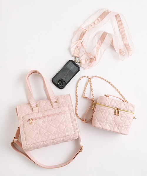 OLIVE des OLIVE（オリーブデオリーブ）の「Aimerianejoieリボン付きマルチストラップ（ステーショナリー・レディース・ピンク/アイボリー/ブラック/その他・FREE）」の16枚目の写真