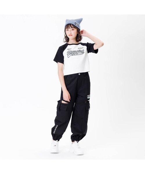 algy（アルジー）の「サイドスリットカーゴパンツ（カーゴパンツ・キッズ・インディゴブルー/ブラック/アイボリー・XXX-SMALL/XX-SMALL/X-SMALL/SMALL/MEDIUM）」の6枚目の写真