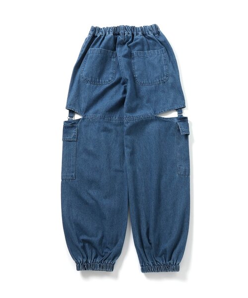 algy（アルジー）の「サイドスリットカーゴパンツ（カーゴパンツ・キッズ・インディゴブルー/ブラック/アイボリー・XXX-SMALL/XX-SMALL/X-SMALL/SMALL/MEDIUM）」の17枚目の写真