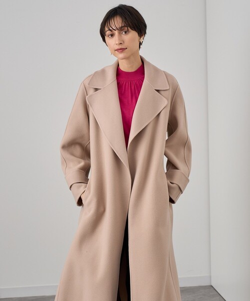 セール】パイルメルトンリバーテーラードコート（チェスターコート