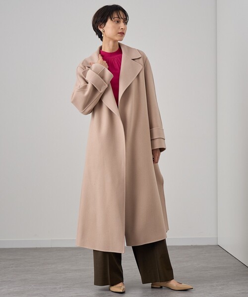 定価12万 DRAWER メルトンテーラードコート オレンジ 36 定価12万 DRAWER メルトンテーラードコート オレンジ 36 定価12万