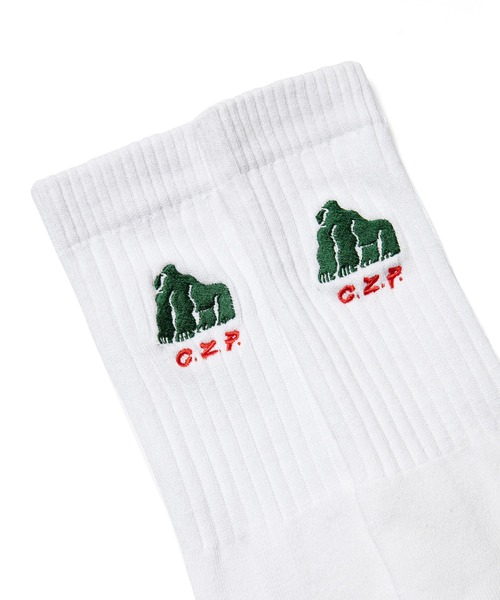 ZOZO（ゾゾ）の「【千葉市動物公園×ZOZO】アニマル刺繍ソックス（ソックス/靴下・レディース・ホワイト系その他/ホワイト系その他2/ホワイト系その他3/ホワイト系その他4・M/L）」の5枚目の写真
