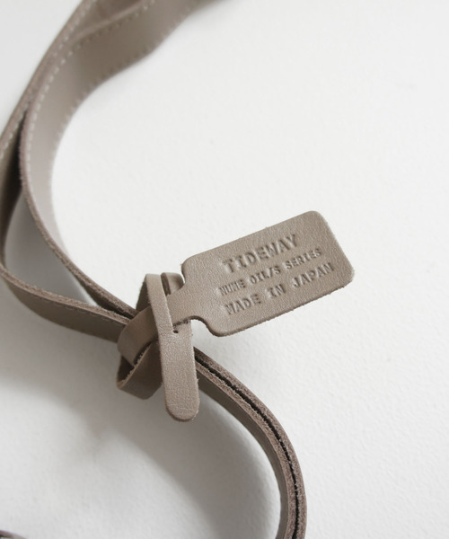 TIDEWAY（タイドウェイ）の「OIL SHRINK SHOULDER（ショルダーバッグ・メンズ・アッシュグレー/ブラック/ブラウン/グリーン/キャメル/チョコ・FREE）」の13枚目の写真