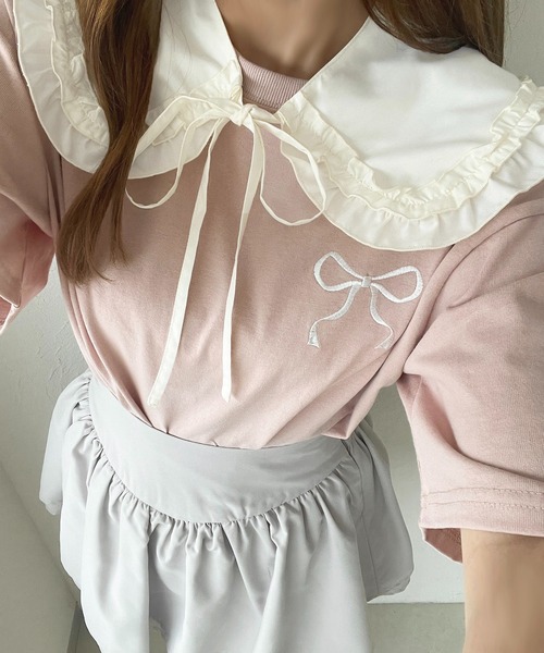 apres jour（アプレジュール）の「アソートフリル付け襟【ZOZOTOWN限定アイテム】（付け襟・レディース・ブラック/オフホワイト・ﾌﾘ-）」の18枚目の写真