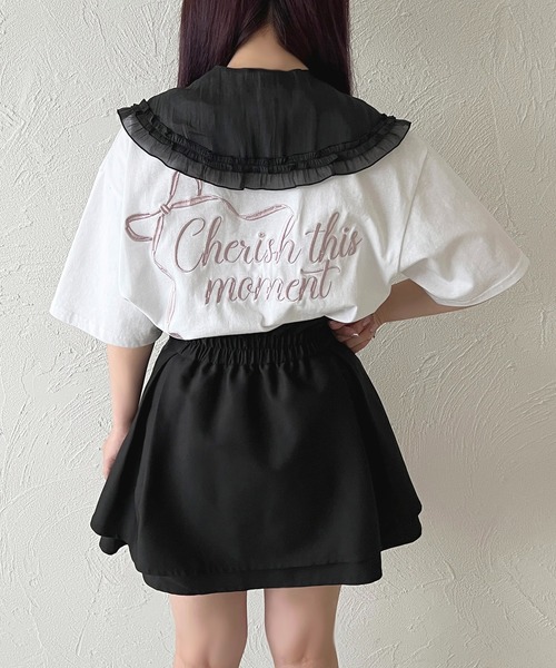 apres jour（アプレジュール）の「アソートフリル付け襟【ZOZOTOWN限定アイテム】（付け襟・レディース・ブラック/オフホワイト・ﾌﾘ-）」の7枚目の写真