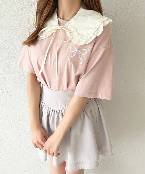 apres jour（アプレジュール）の「アソートフリル付け襟【ZOZOTOWN限定アイテム】（付け襟・レディース・ブラック/オフホワイト・ﾌﾘ-）」の14枚目の写真