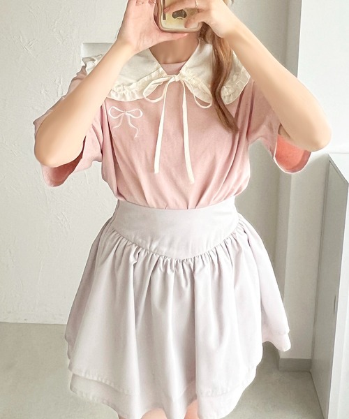 apres jour（アプレジュール）の「アソートフリル付け襟【ZOZOTOWN限定アイテム】（付け襟・レディース・ブラック/オフホワイト・ﾌﾘ-）」の16枚目の写真