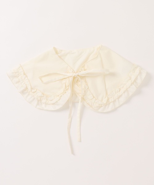 apres jour（アプレジュール）の「アソートフリル付け襟【ZOZOTOWN限定アイテム】（付け襟・レディース・ブラック/オフホワイト・ﾌﾘ-）」の4枚目の写真