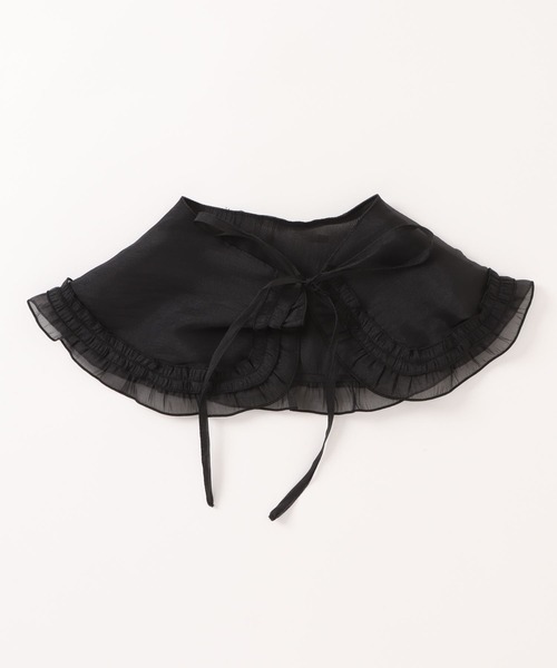 apres jour（アプレジュール）の「アソートフリル付け襟【ZOZOTOWN限定アイテム】（付け襟・レディース・ブラック/オフホワイト・ﾌﾘ-）」の3枚目の写真