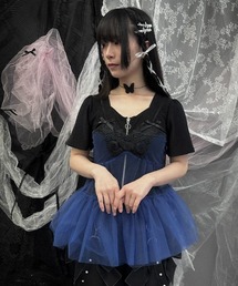 axes femme POETIQUE | オディールチュールビスチェ(ベスト)