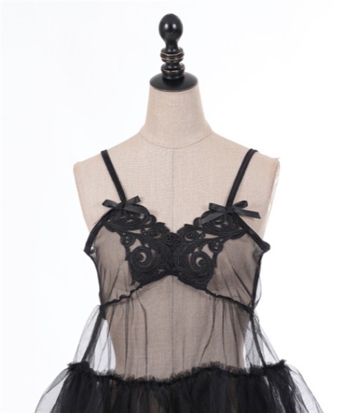 セール】オディールチュールビスチェ（ベスト）｜axes femme POETIQUE