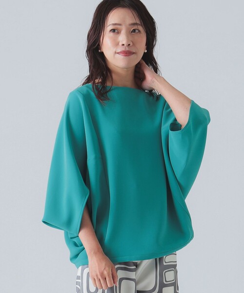 【セール】M・fil / トリアセテート フライングスクワールスリーブ ブラウス（シャツ/ブラウス）｜EFFE BEAMS（エッフェビームス）