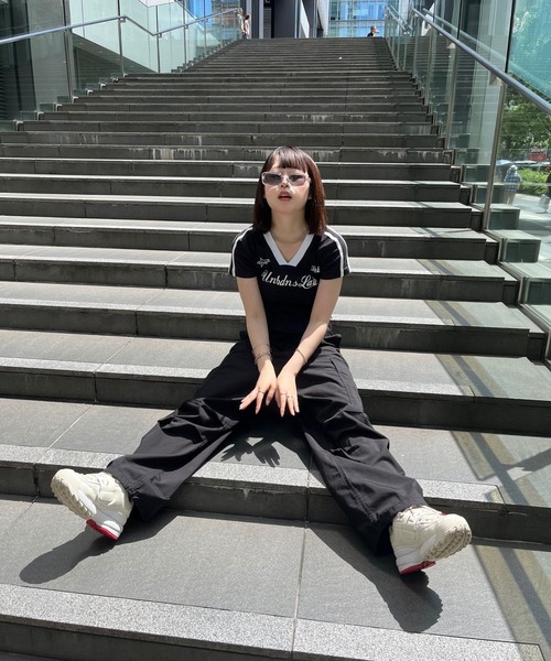 sevens(セブンズ)の「【sevens】ユニフォームちびティシャツ(Tシャツ/カットソー・レディース・ネイビー/ホワイト/ブラック・FREE)」の9枚目の写真