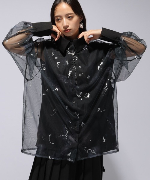HARE ハレ　チュールレイヤーTシャツ HARE（ハレ）の「チュールレイヤーTシャツ(HARE)（Tシャツ