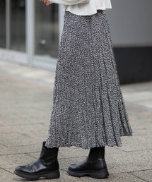 Munich | 【Turkey】レオパードプリントリンクルスカート(スカート)