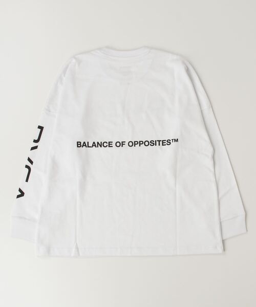 RVCA（ルーカ）の「RVCA/ルーカ BIG RVCA LT ロングTシャツ 親子コーデ BE046-059（Tシャツ/カットソー・キッズ・ホワイト/ブラック・130cm/140cm/150cm/160cm）」の3枚目の写真