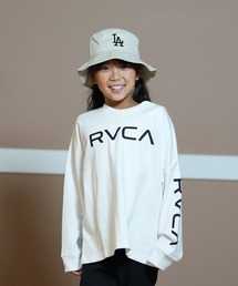 RVCA（ルーカ）の「RVCA/ルーカ BIG RVCA LT ロングTシャツ 親子コーデ BE046-059（Tシャツ/カットソー・キッズ）」