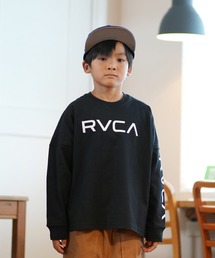 RVCA | RVCA/ルーカ BIG RVCA LT ロングTシャツ 親子コーデ BE046-059(Tシャツ/カットソー)
