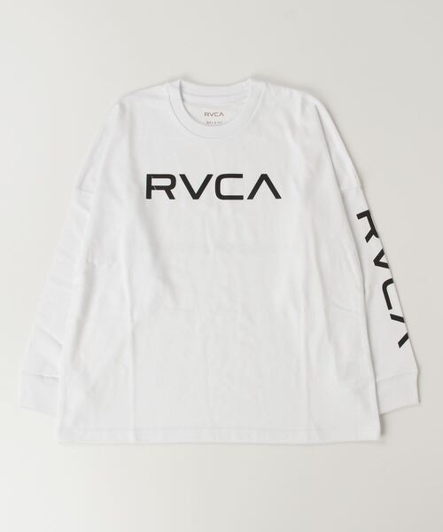 RVCA（ルーカ）の「RVCA/ルーカ BIG RVCA LT ロングTシャツ 親子コーデ BE046-059（Tシャツ/カットソー・キッズ・ホワイト/ブラック・130cm/140cm/150cm/160cm）」の13枚目の写真