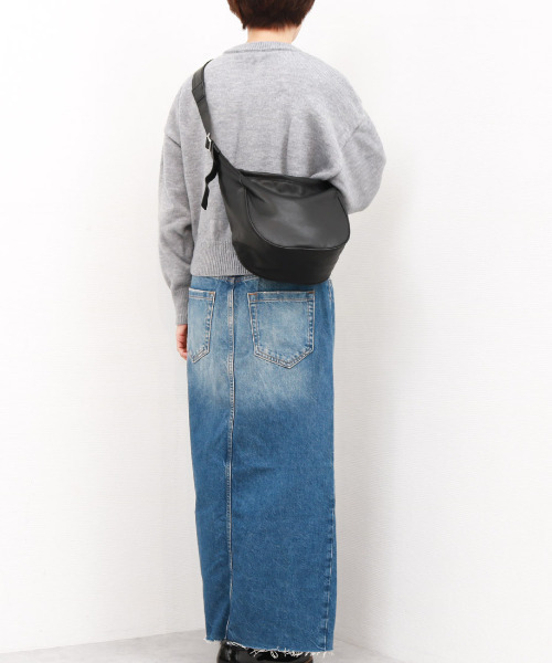 カシュカシュ cachecache / レザータッチソフトショルダーバッグ（ショルダーバッグ）｜cache cache（カシュ カシュ）