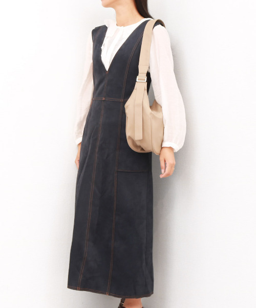 カシュカシュ cachecache / レザータッチソフトショルダーバッグ（ショルダーバッグ）｜cache cache（カシュ カシュ）