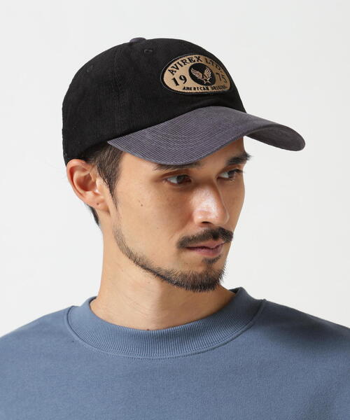 AVIREX(アヴィレックス)の「WAPPEN CORDUROY LOW CAP / ワッペン コーデュロイ ロウ キャップ / AVIREX / アヴィレックス(キャップ・メンズ・ブラウン/ブラック・F)」の10枚目の写真
