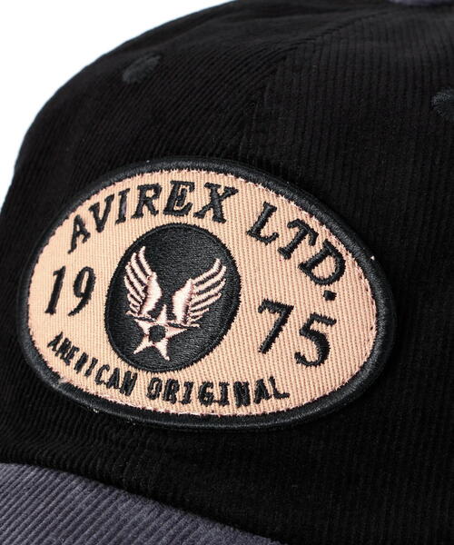AVIREX(アヴィレックス)の「WAPPEN CORDUROY LOW CAP / ワッペン コーデュロイ ロウ キャップ / AVIREX / アヴィレックス(キャップ・メンズ・ブラウン/ブラック・F)」の8枚目の写真