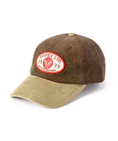 AVIREX(アヴィレックス)の「WAPPEN CORDUROY LOW CAP / ワッペン コーデュロイ ロウ キャップ / AVIREX / アヴィレックス(キャップ・メンズ・ブラウン/ブラック・F)」の13枚目の写真