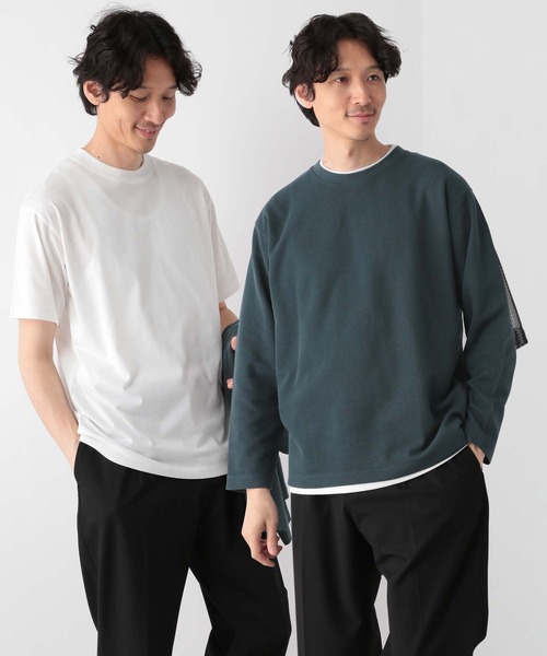 GLOBAL WORK（グローバルワーク）の「2SETクリーンカノコTEE/986825（Tシャツ/カットソー・メンズ・グレー/ダークブルー/カーキ・MEDIUM/SMALL/X-LARGE/LARGE）」の2枚目の写真