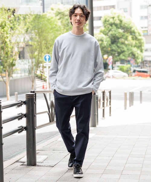 GLOBAL WORK（グローバルワーク）の「2SETクリーンカノコTEE/986825（Tシャツ/カットソー・メンズ・グレー/ダークブルー/カーキ・MEDIUM/SMALL/X-LARGE/LARGE）」の22枚目の写真