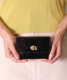 BAYBLO（ベイブロ）の「(SB)レザータッチ ひねり金具 ミニ 財布[小銭入れ無し]（財布）」