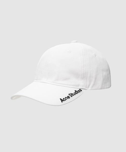Acne Studios（アクネストゥディオズ）の「FN-UX-HATS000281（キャップ・メンズ・ホワイト/ブラック・ONE SIZE）」の2枚目の写真
