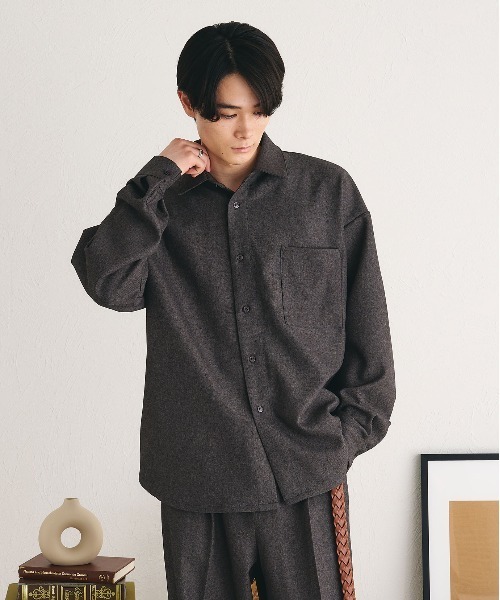 ito fukuoka Charm bluse ブラック セール】アソートベーシックルーズシャツ（シャツ/ブラウス）｜epnok