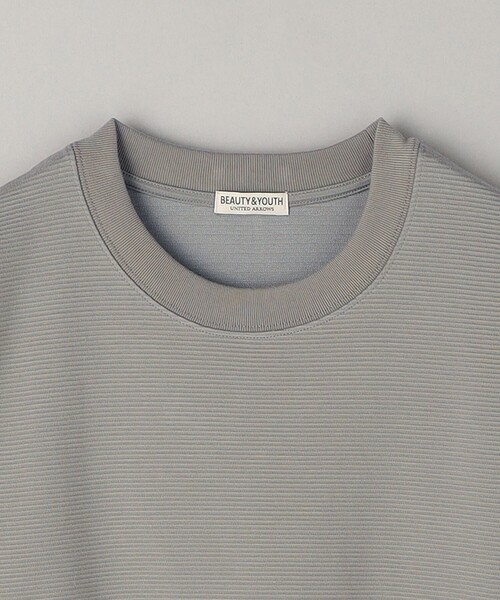 BEAUTY&YOUTH UNITED ARROWS（ビューティーアンドユースユナイテッドアローズ）の「ジャカード ボーダー スウェットTシャツ（スウェット・メンズ・ライトグレー/ダークグリーン/ブラック・L/XL/S/M）」の15枚目の写真