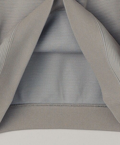 BEAUTY&YOUTH UNITED ARROWS（ビューティーアンドユースユナイテッドアローズ）の「ジャカード ボーダー スウェットTシャツ（スウェット・メンズ・ライトグレー/ダークグリーン/ブラック・L/XL/S/M）」の18枚目の写真