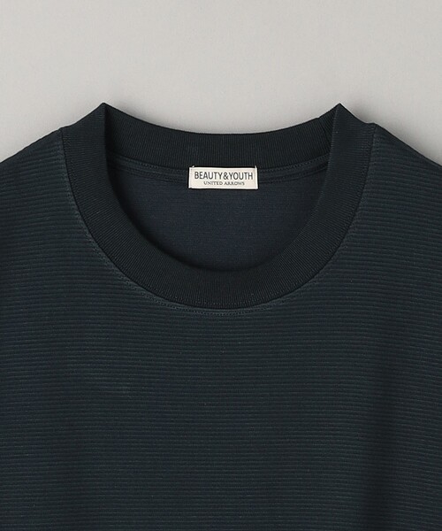 BEAUTY&YOUTH UNITED ARROWS（ビューティーアンドユースユナイテッドアローズ）の「ジャカード ボーダー スウェットTシャツ（スウェット・メンズ・ライトグレー/ダークグリーン/ブラック・L/XL/S/M）」の21枚目の写真