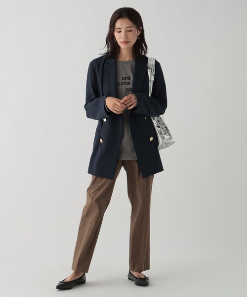 Elura（エルーラ）の「launit ロゴTシャツ/149294（Tシャツ/カットソー・レディース・チャコールグレー/ホワイト・MEDIUM/LARGE）」の3枚目の写真