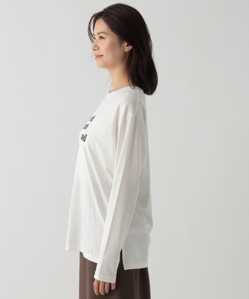 Elura（エルーラ）の「launit ロゴTシャツ/149294（Tシャツ/カットソー・レディース・チャコールグレー/ホワイト・MEDIUM/LARGE）」の10枚目の写真