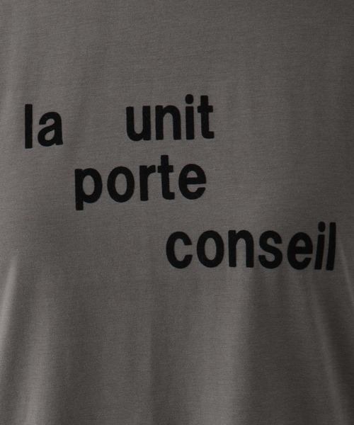 Elura（エルーラ）の「launit ロゴTシャツ/149294（Tシャツ/カットソー・レディース・チャコールグレー/ホワイト・MEDIUM/LARGE）」の17枚目の写真
