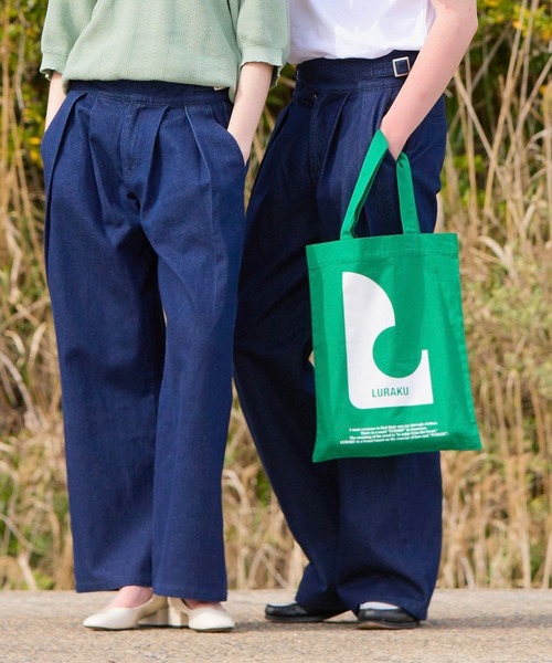 LURAKU（ルラク）の「【LURAKU】 Graphic color Tote Bag - グラフィックカラートートバッグ（トートバッグ・メンズ・ブルー/オレンジ/グリーン・FREE）」の20枚目の写真