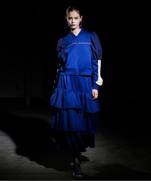 NON TOKYO（ノントーキョー）の「JERSEY TIERED SKIRT（スカート