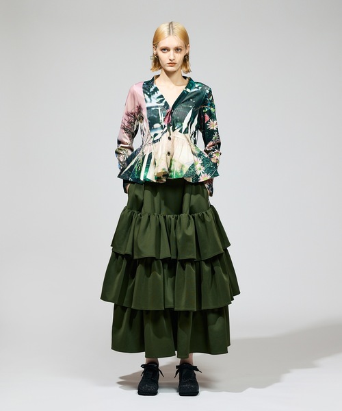 NON TOKYO（ノントーキョー）の「JERSEY TIERED SKIRT（スカート