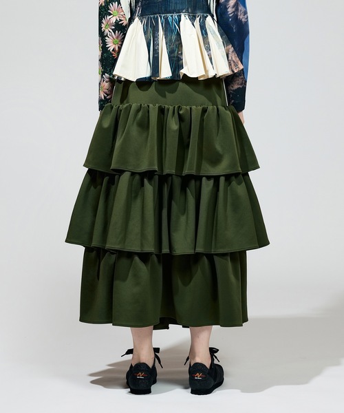 NON TOKYO（ノントーキョー）の「JERSEY TIERED SKIRT（スカート